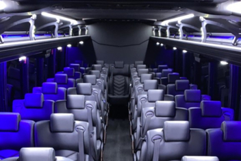 Mesa Charter Bus Interior