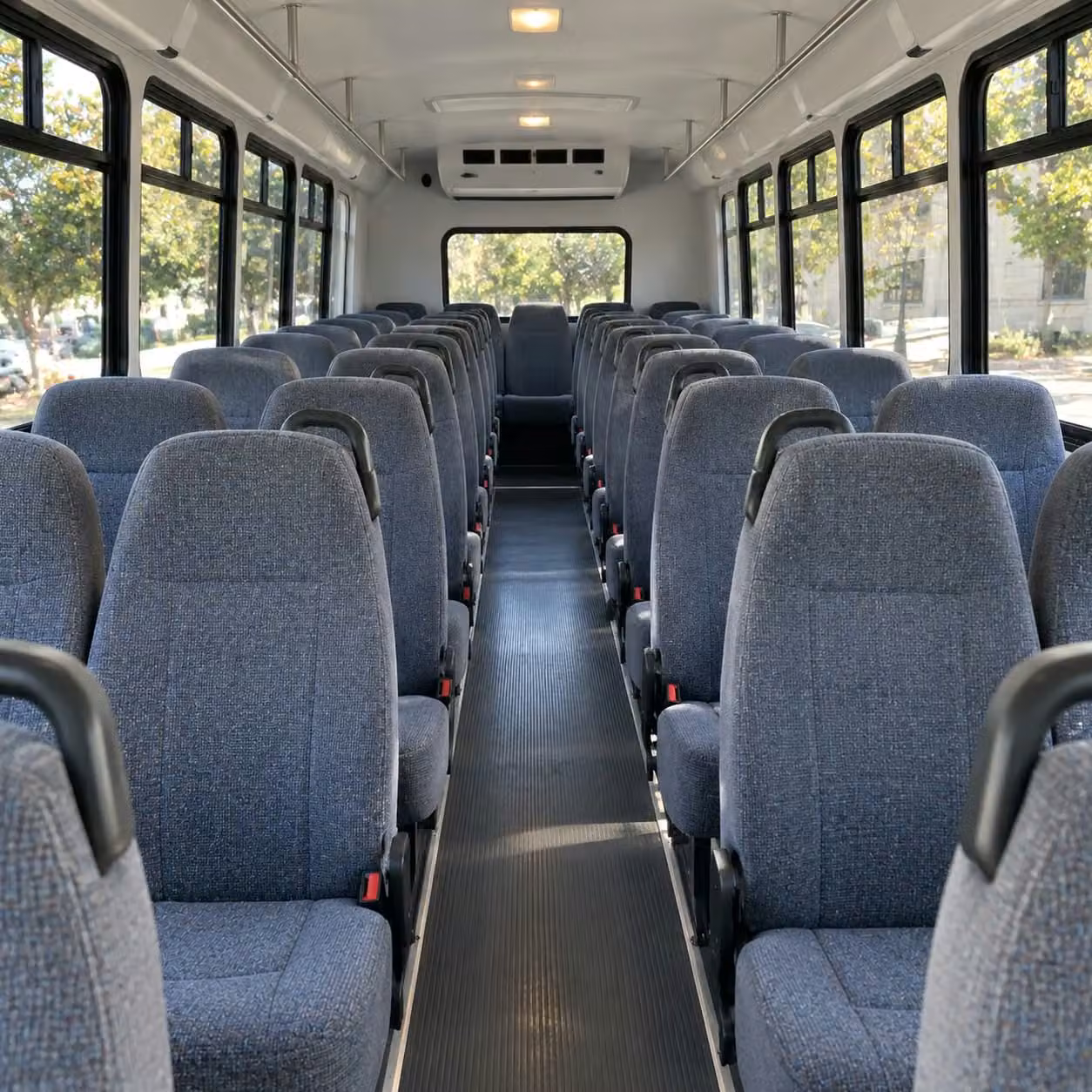 25 passenger minibus interior