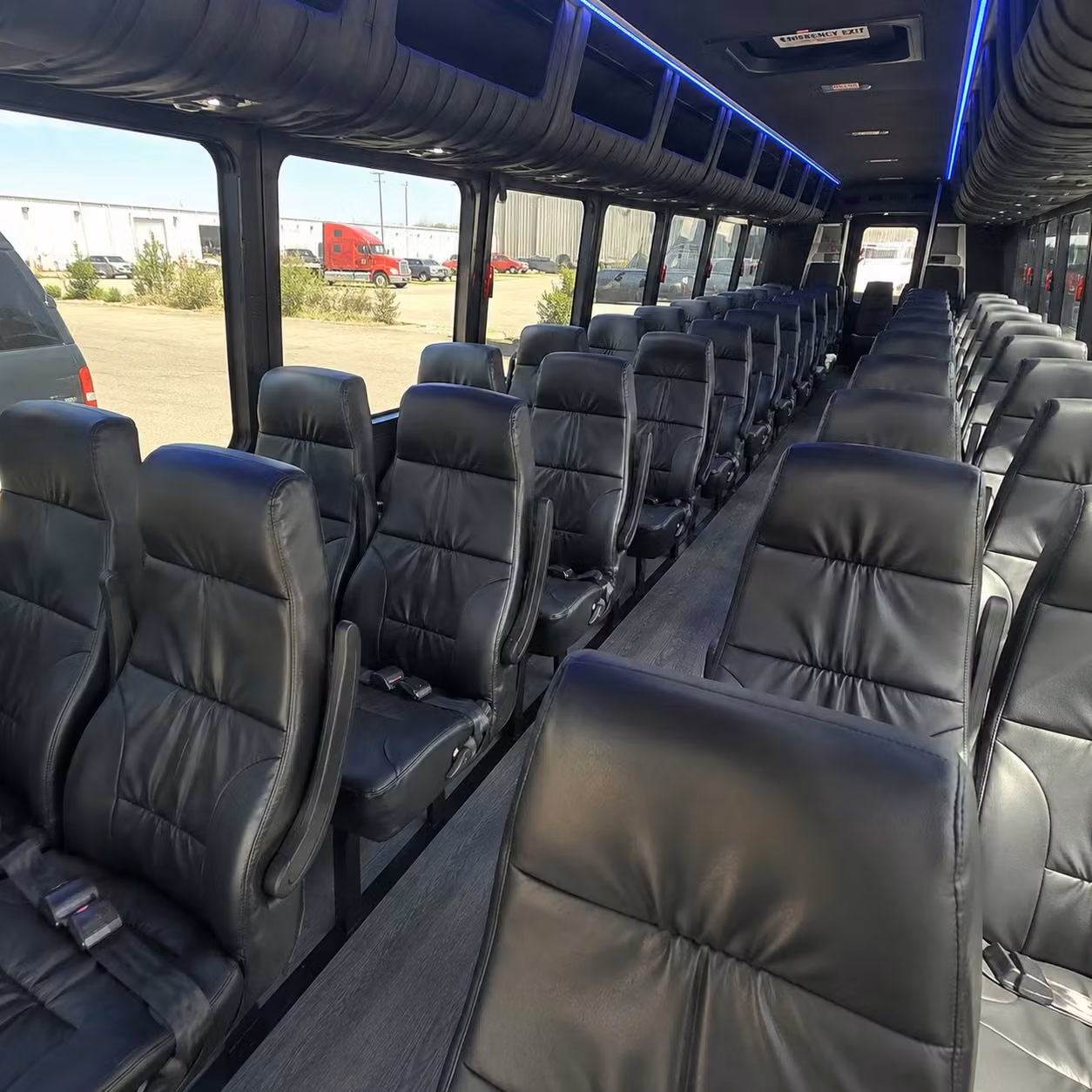 35 passenger minibus interior