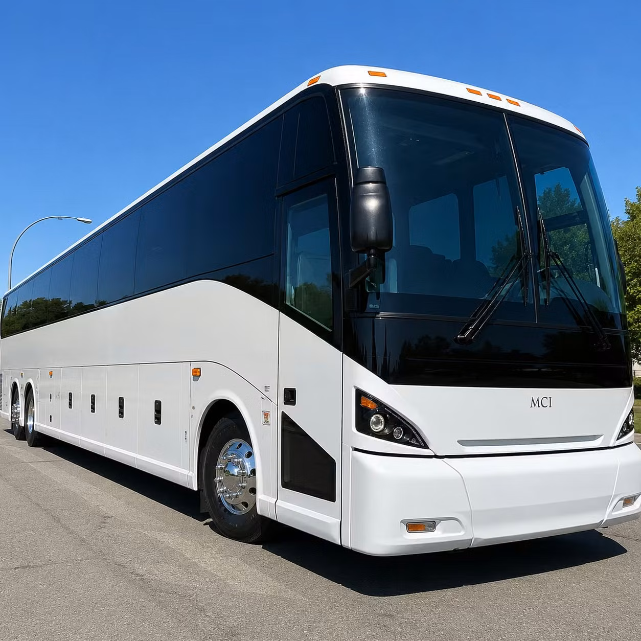 56 passenger charter bus
