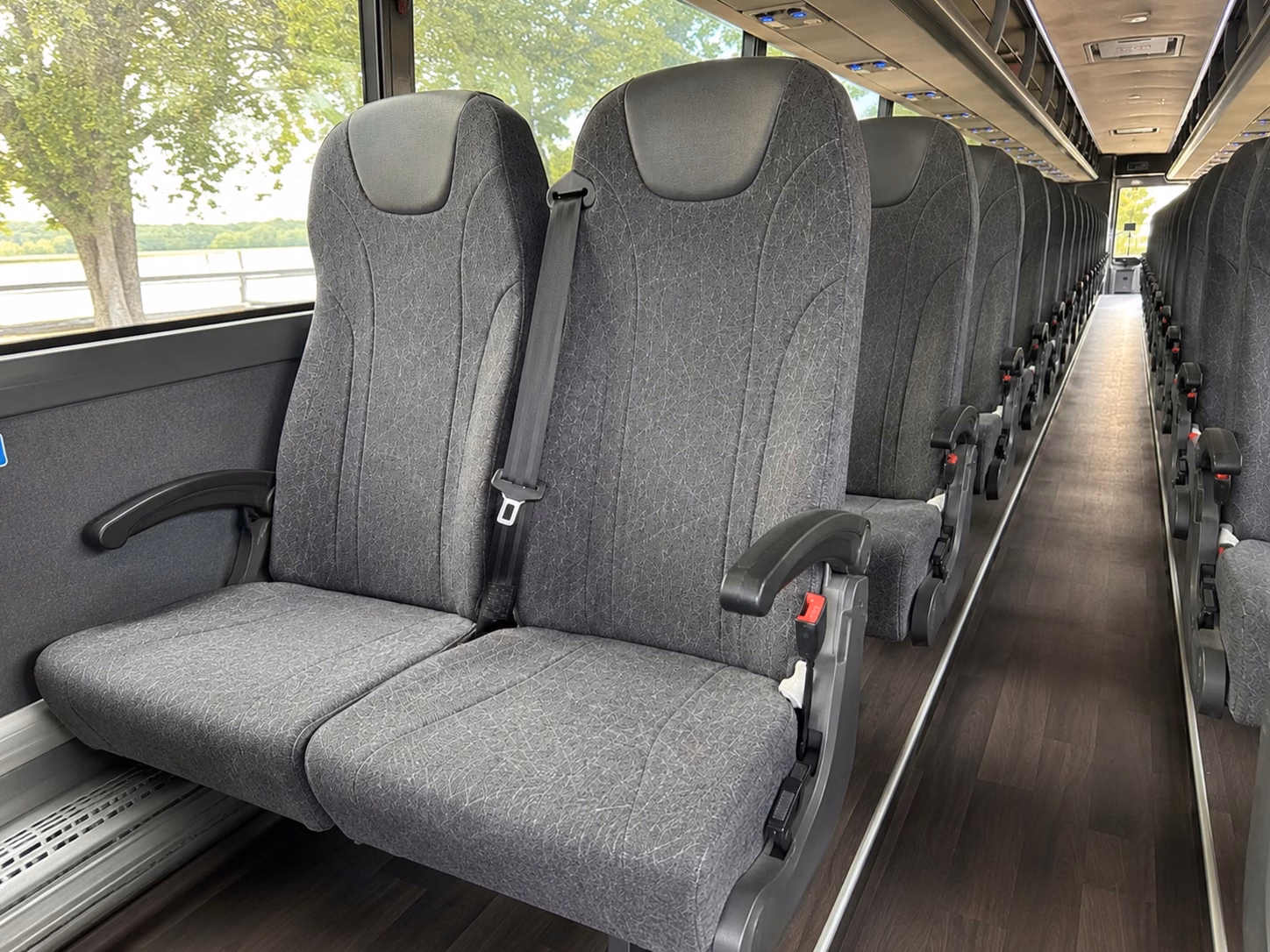 mesa charter bus interior