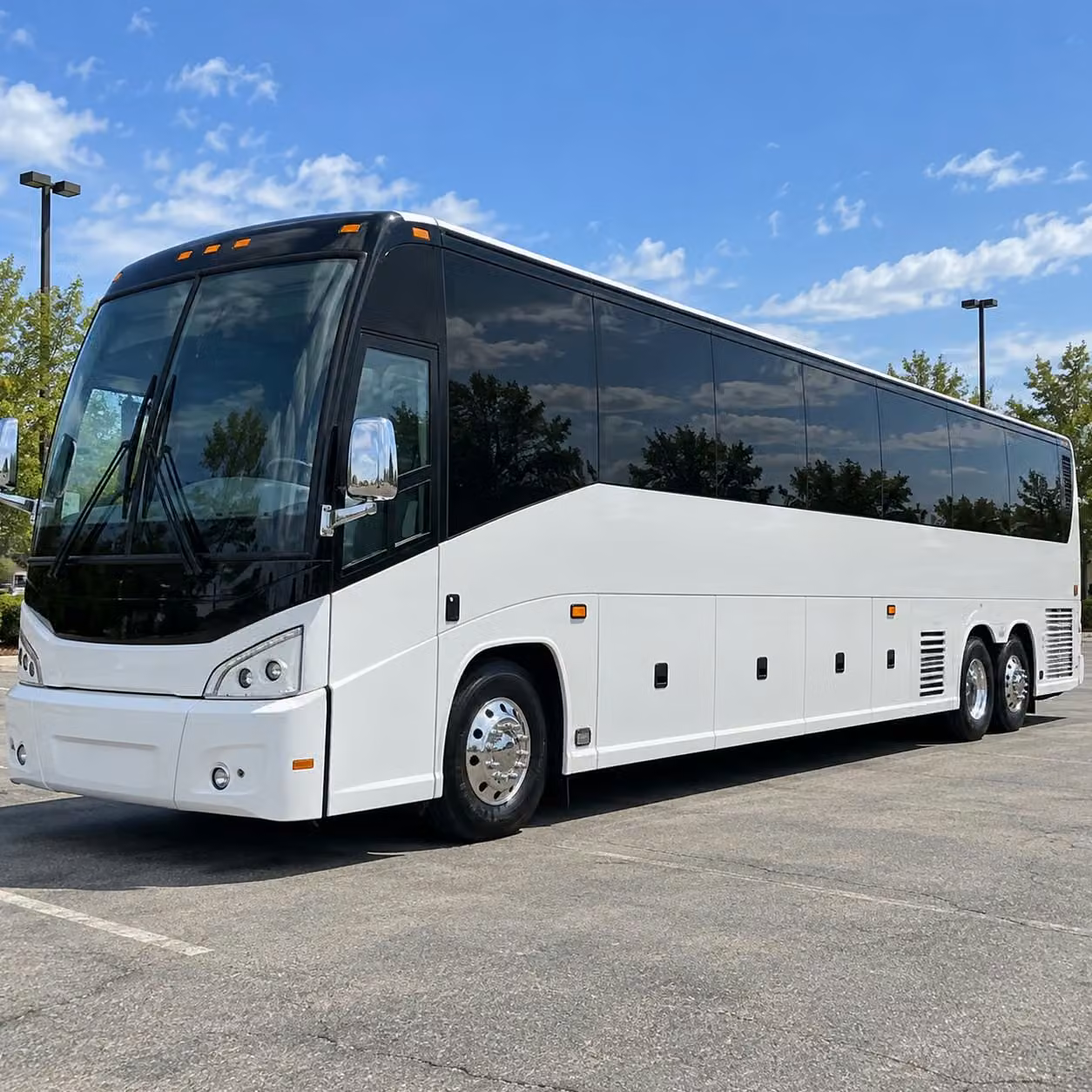 mesa charter bus rental exterior