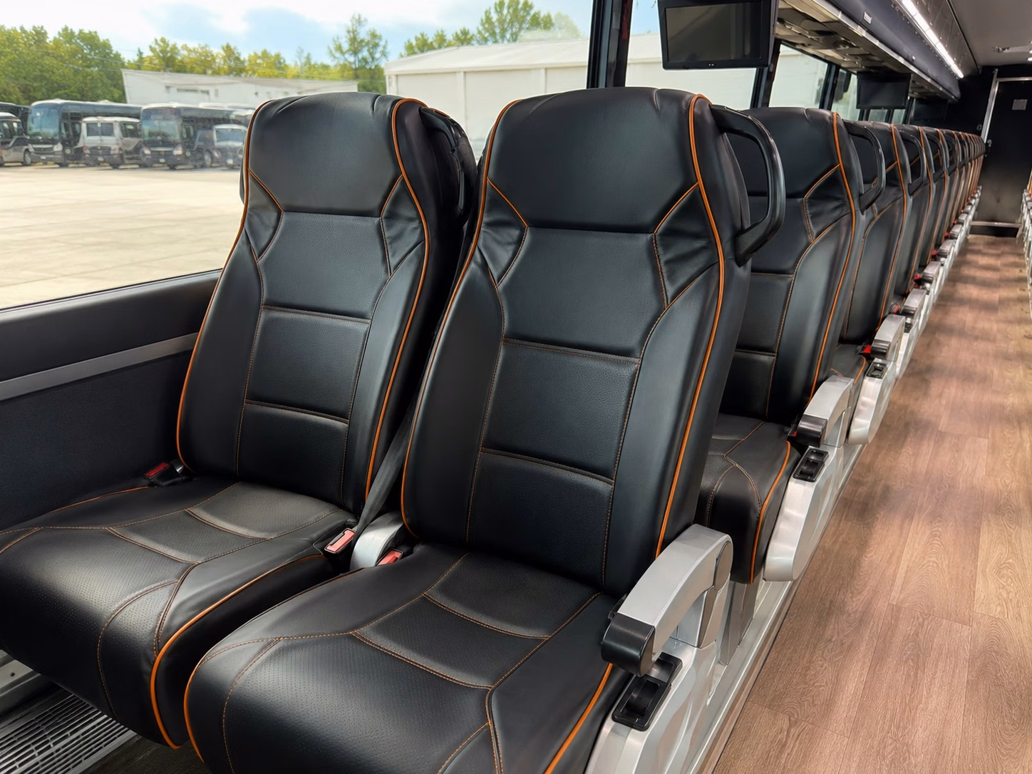 mesa charter bus rental inside
